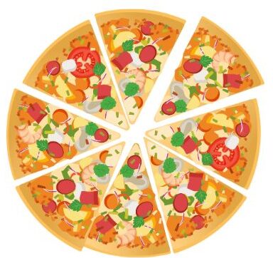 Large Round Pizzas